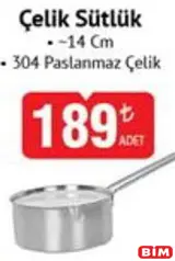 ÇELİK SÜTLÜK 14 CM